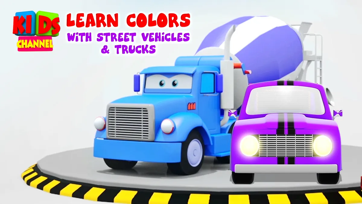 Watch Learn Colors with Street Vehicles & Trucks for Free Online | Pluto TV