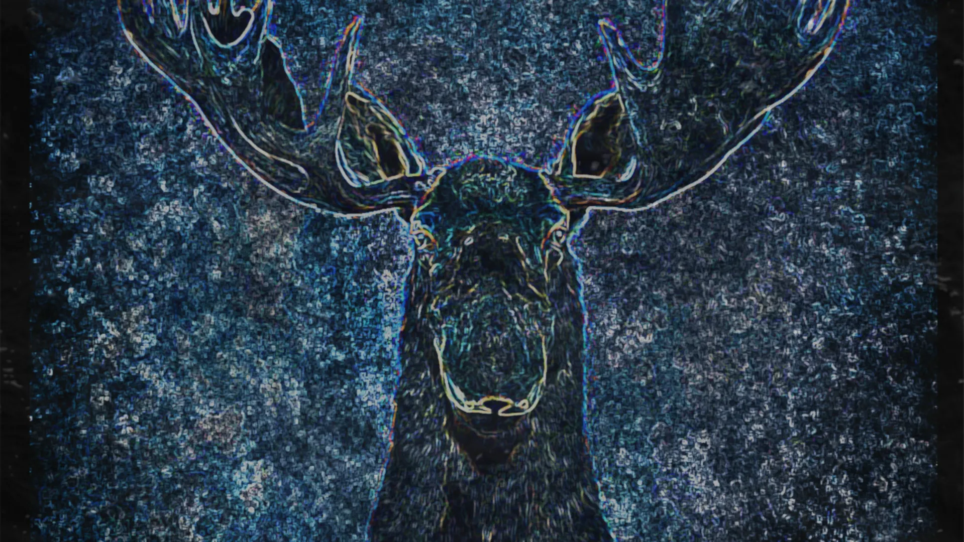 The Moose Head Over the Mantel