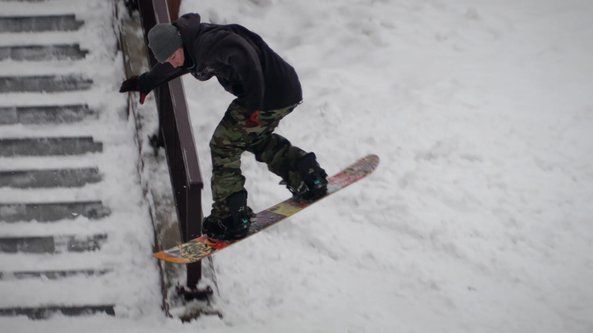 Distorted Reality: A European Snowboard
