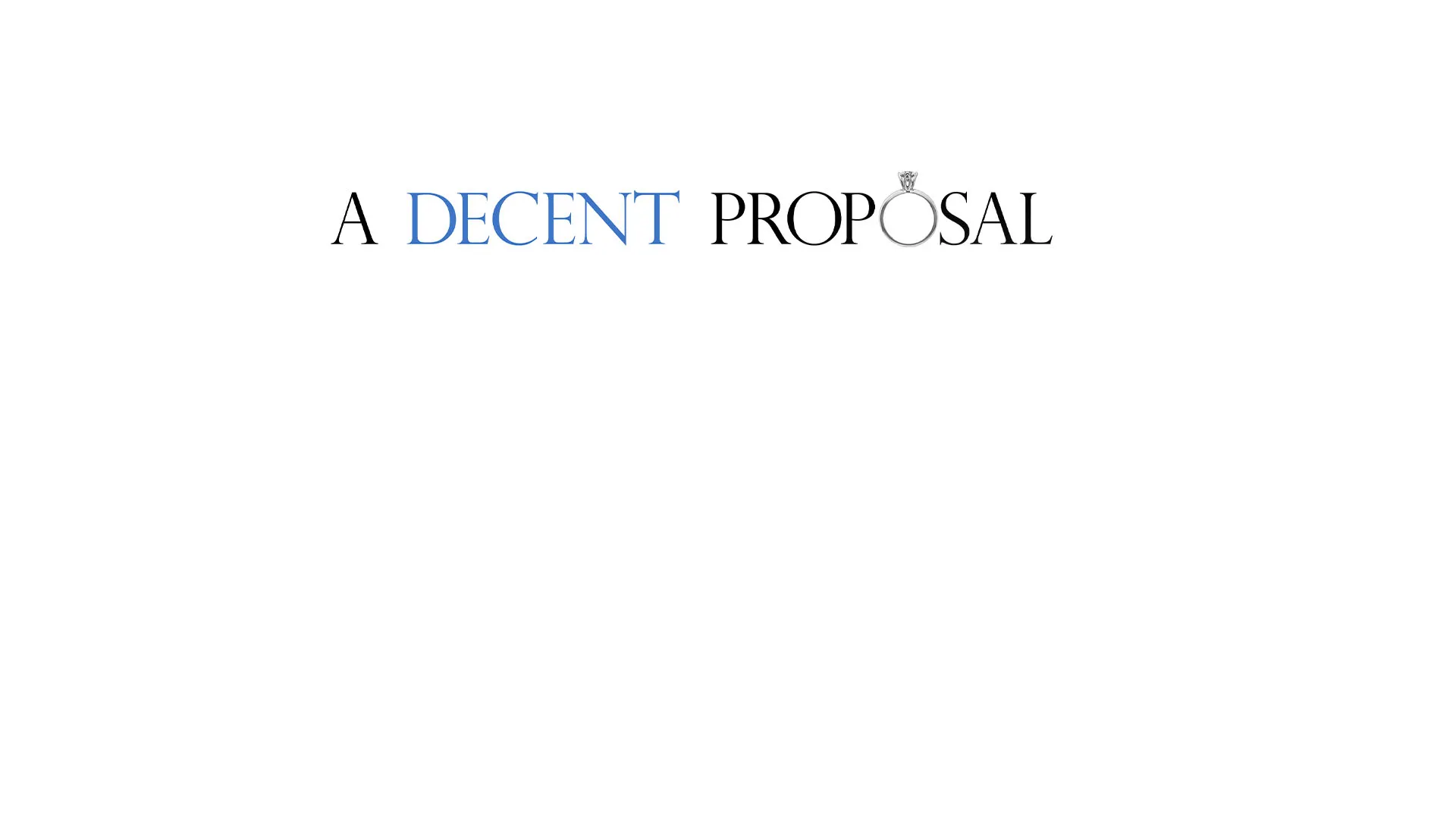 Una proposición decente
