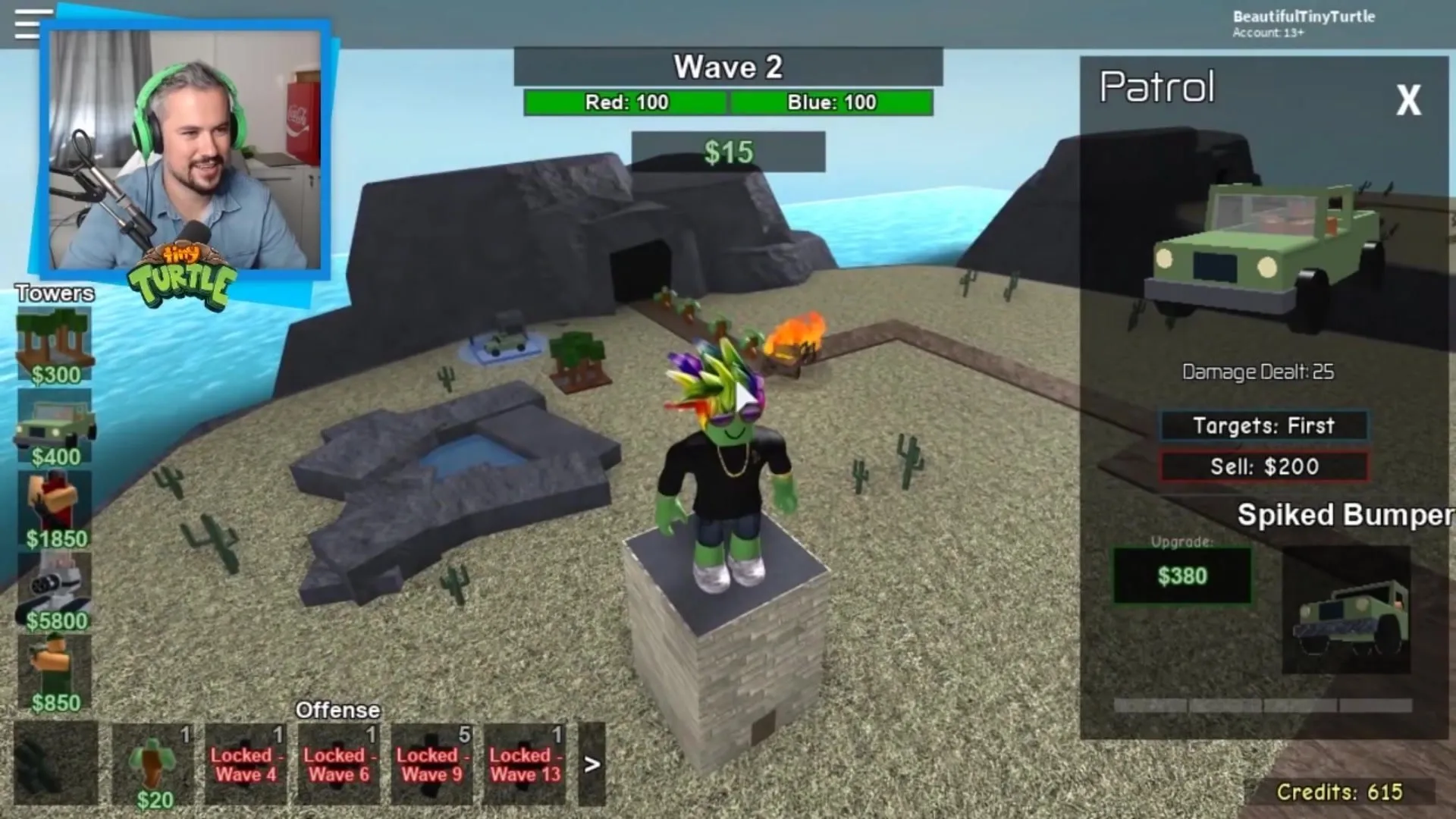 Tiny Turtle vs. Bruno the Bear: Ultimate Roblox Tower Battle