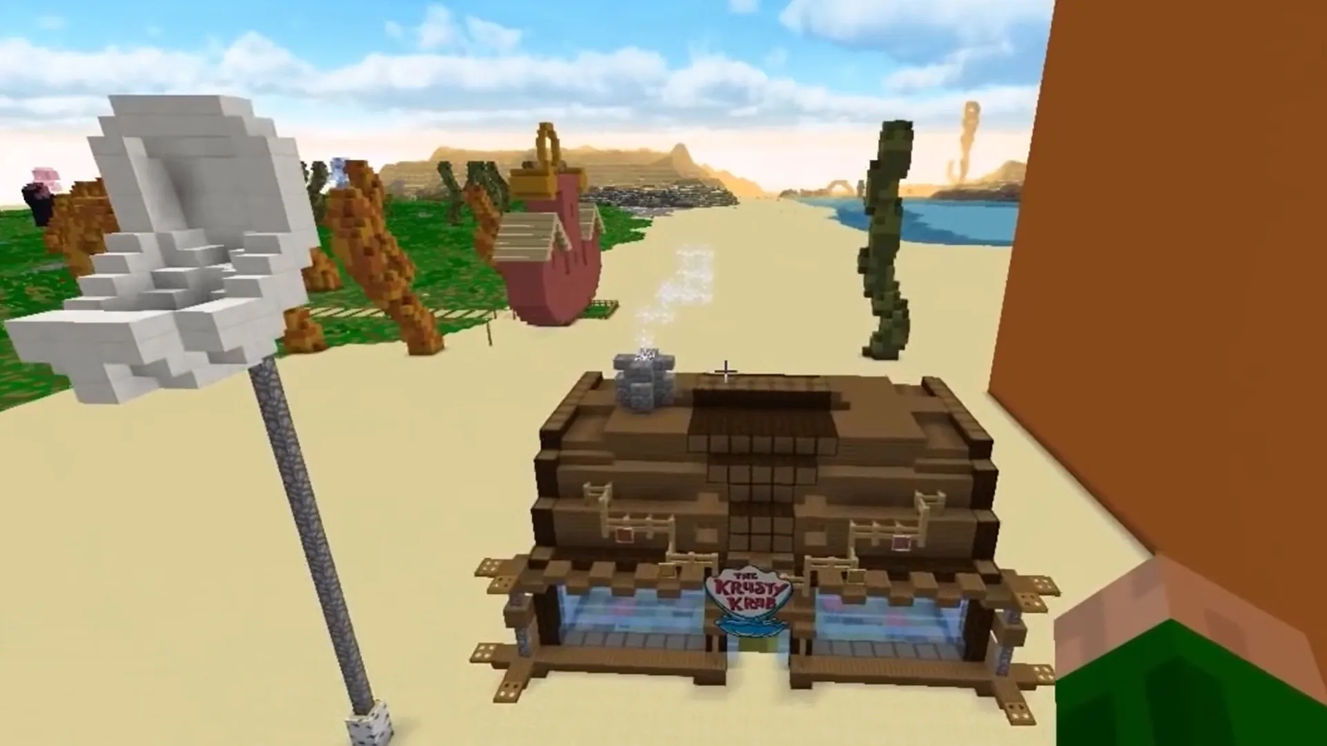 Sneaking into the Krusty Shack Minecraft