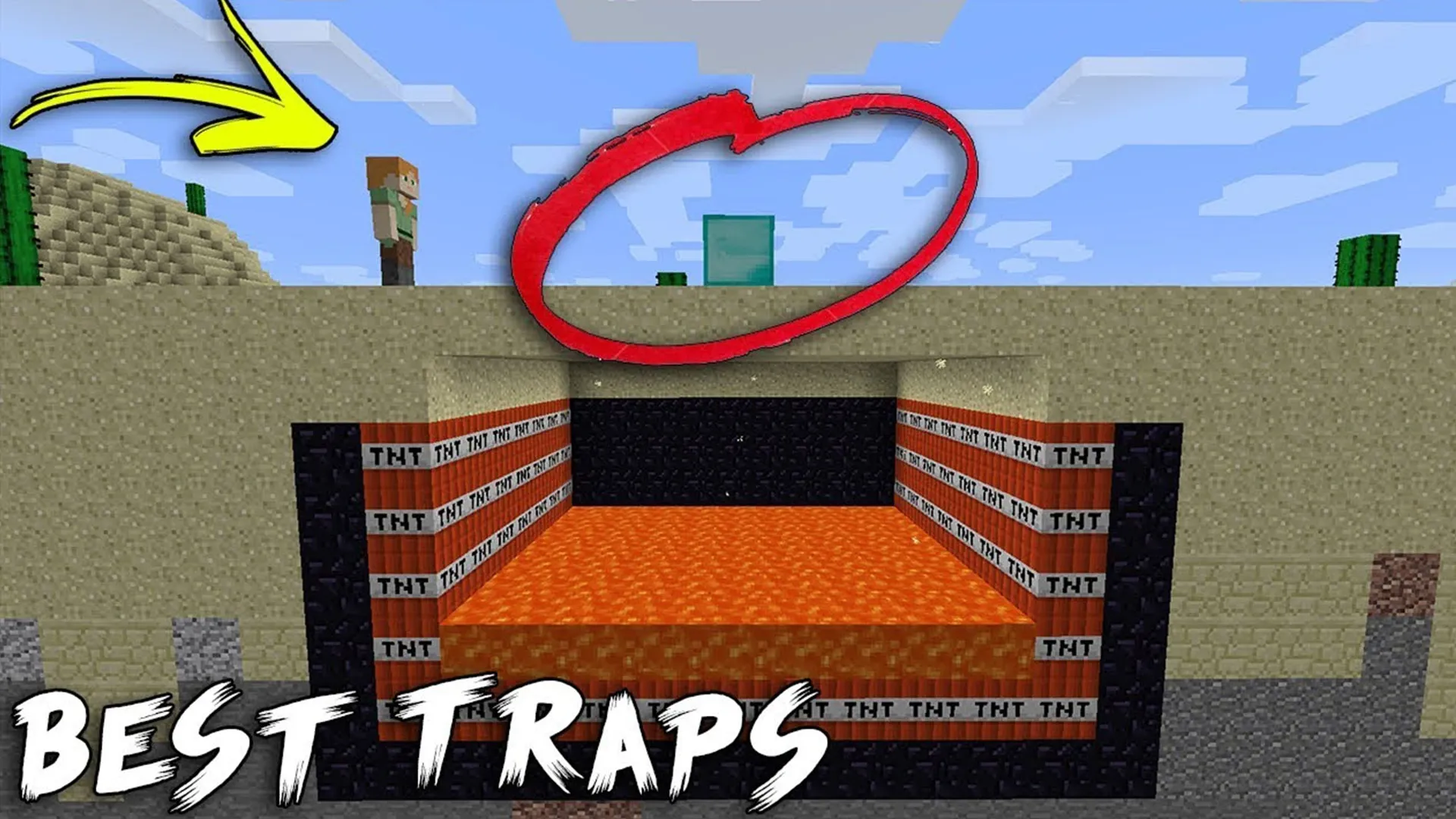 Invisible Traps & Bases in Minecraft