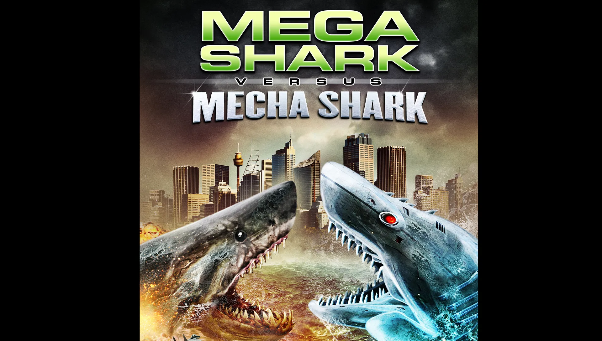 Mega Shark vs Mecha Shark