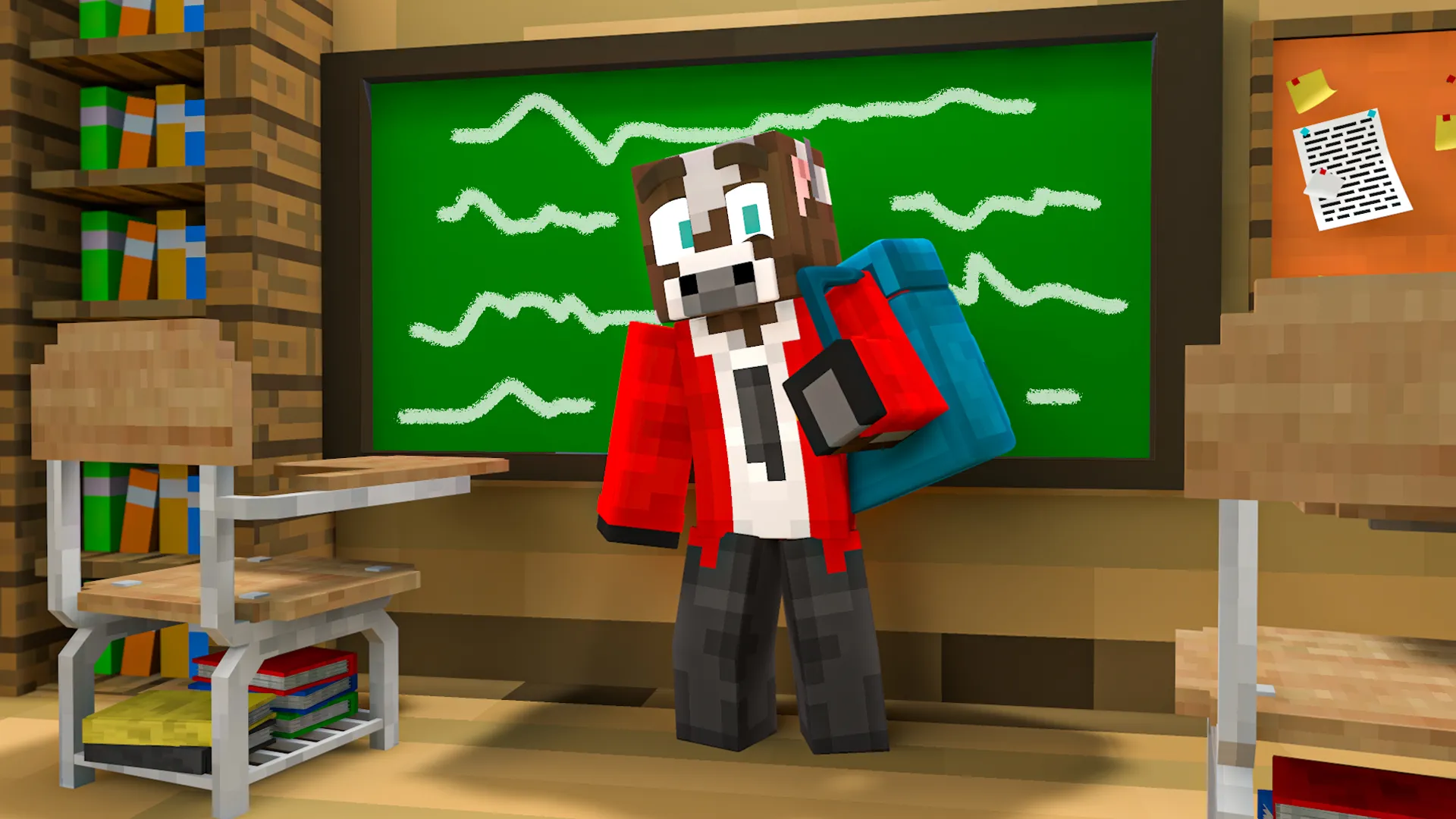 Cow's Minecraft School Adventures