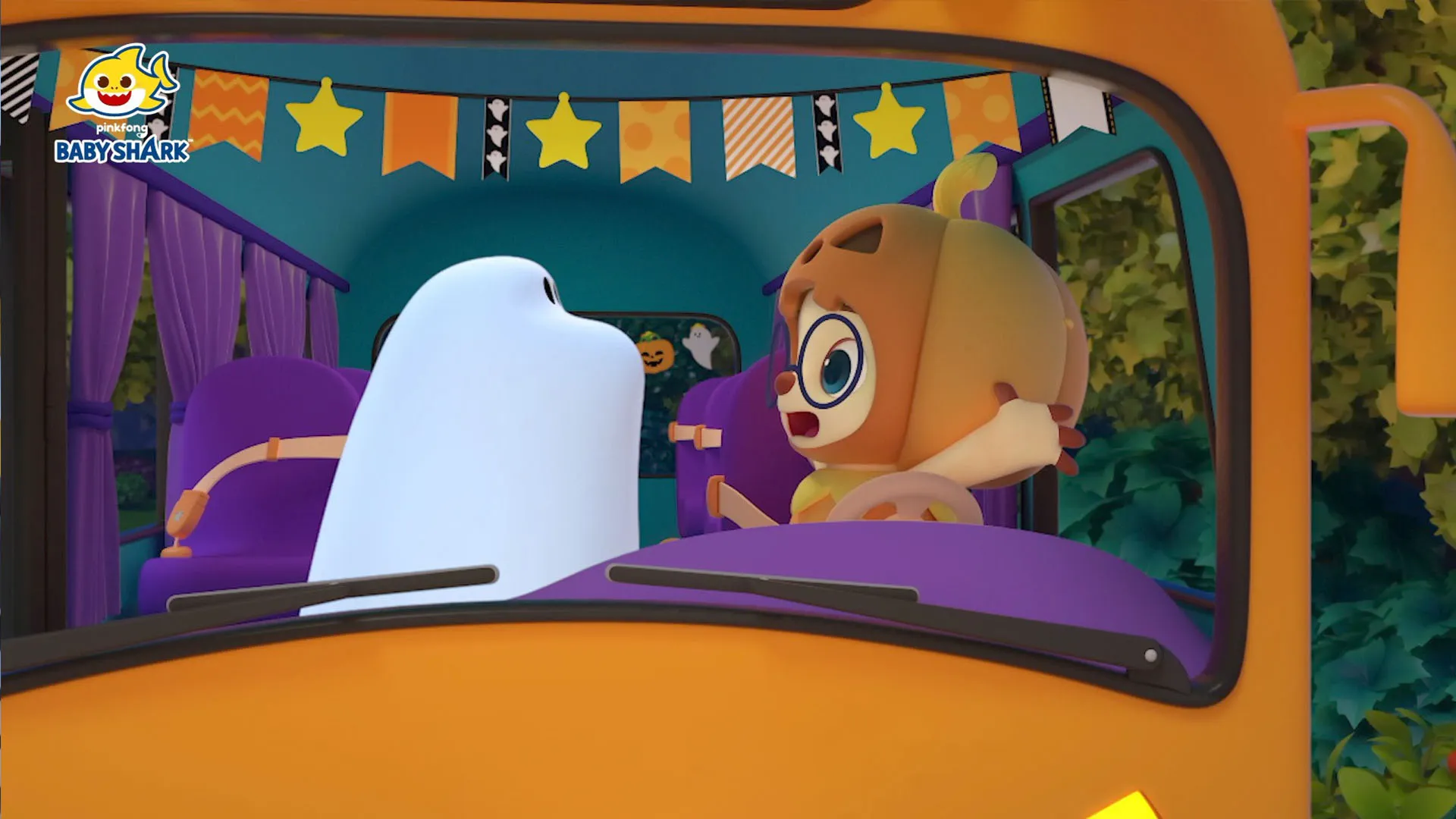 The Wheels On The Halloween Bus
