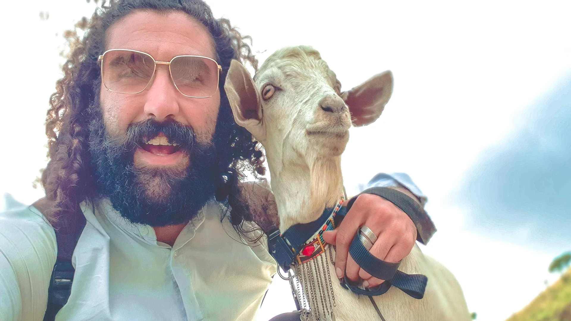 Viajar con una cabra