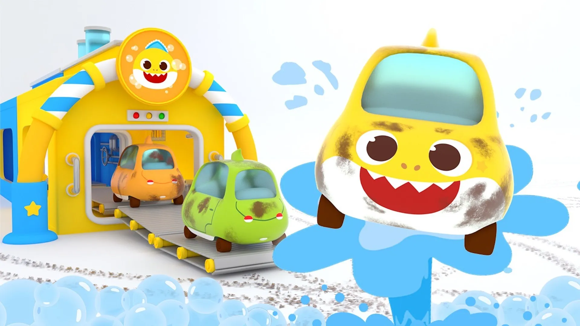 Projeto de Carrinho do Bebê Tubarão