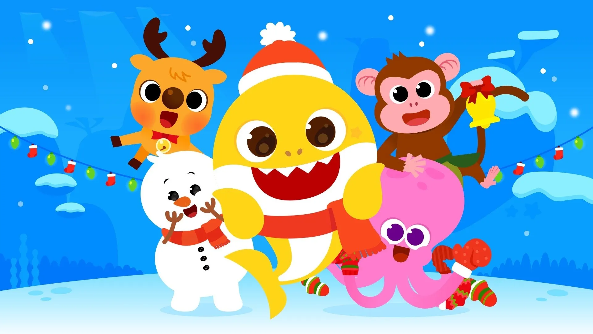 Bebê Tubarão Canções de Natal