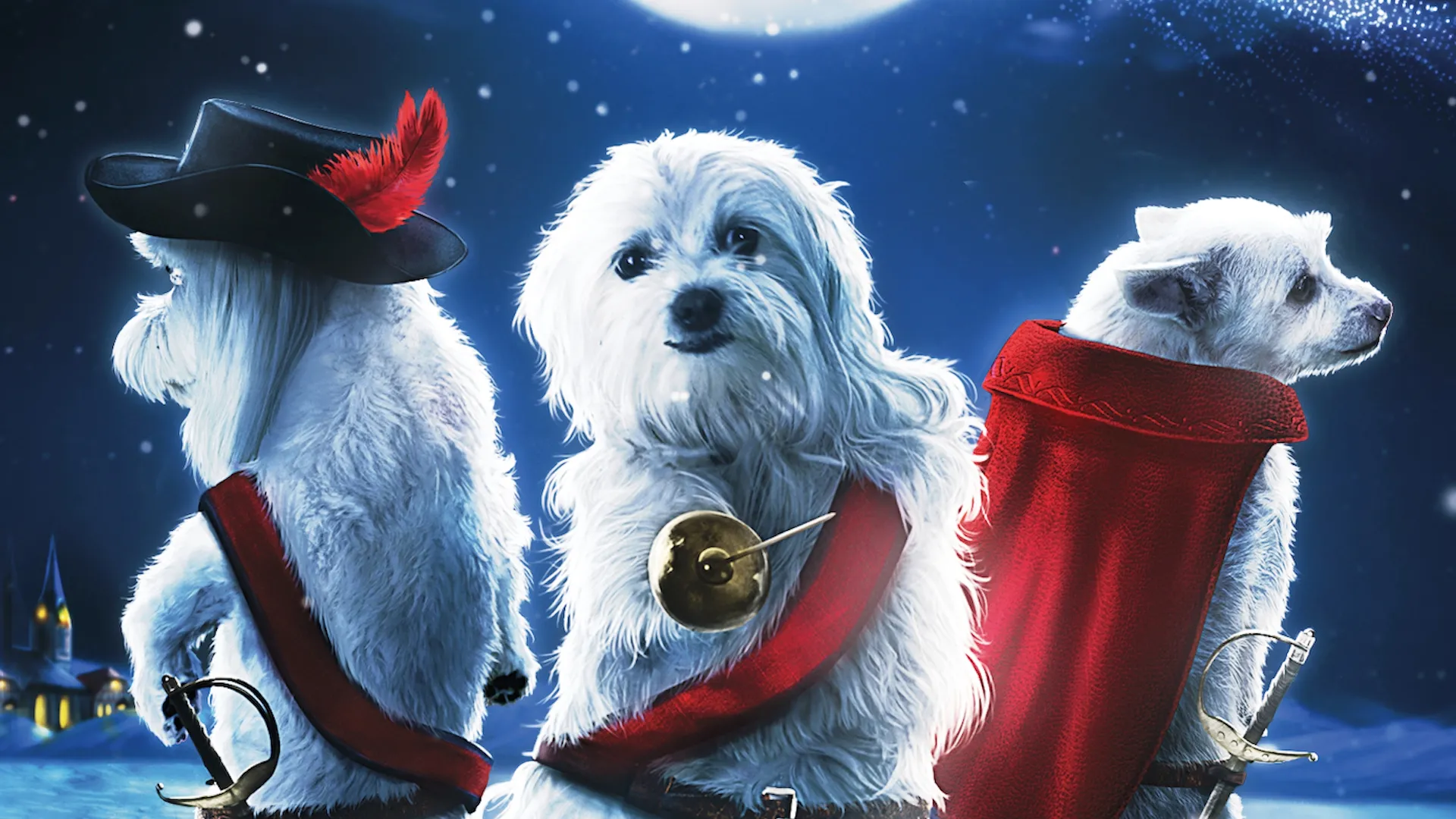 Les trois chiens mousquetaires sauvent Noël
