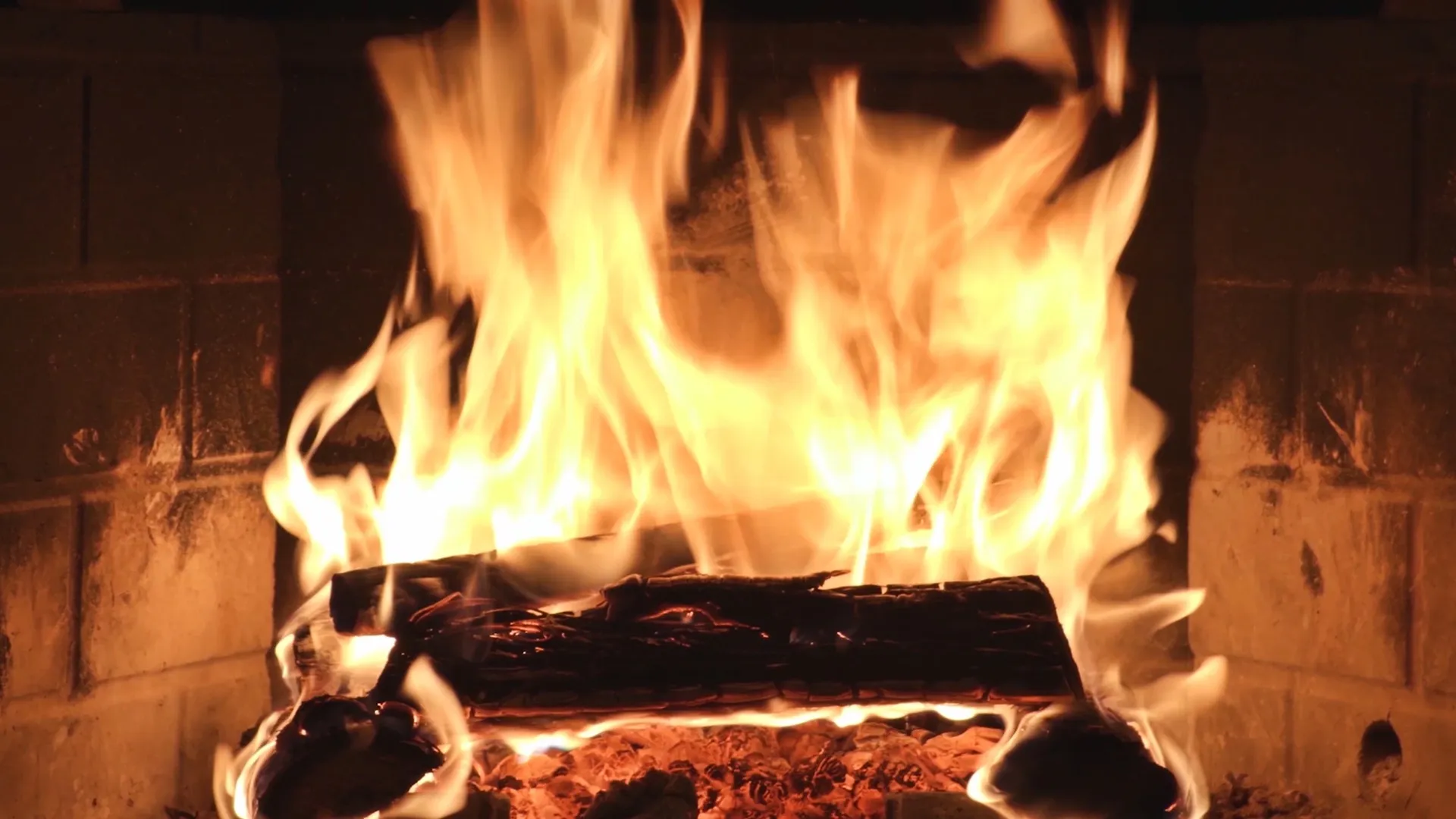 Relaxing Fire - Christmas music