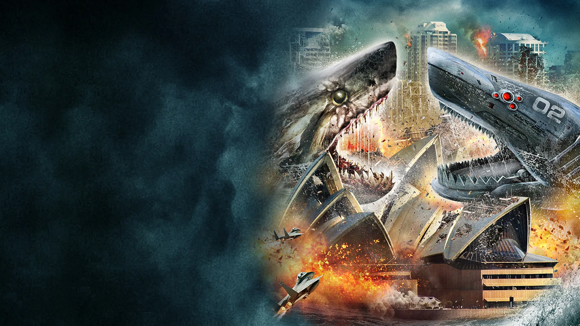 Mega Shark vs Mecha Shark
