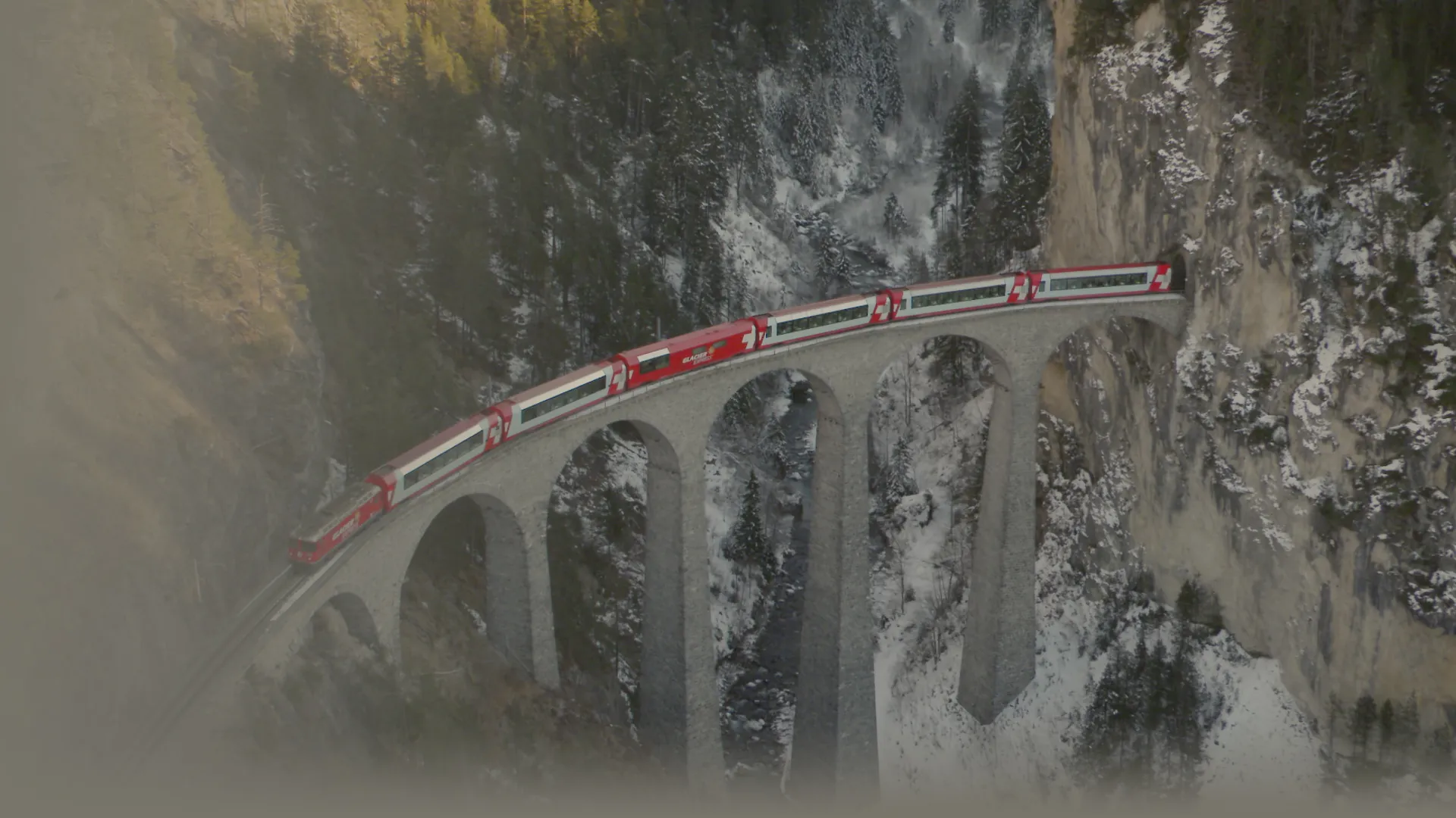 Epic Train Journeys from Above
