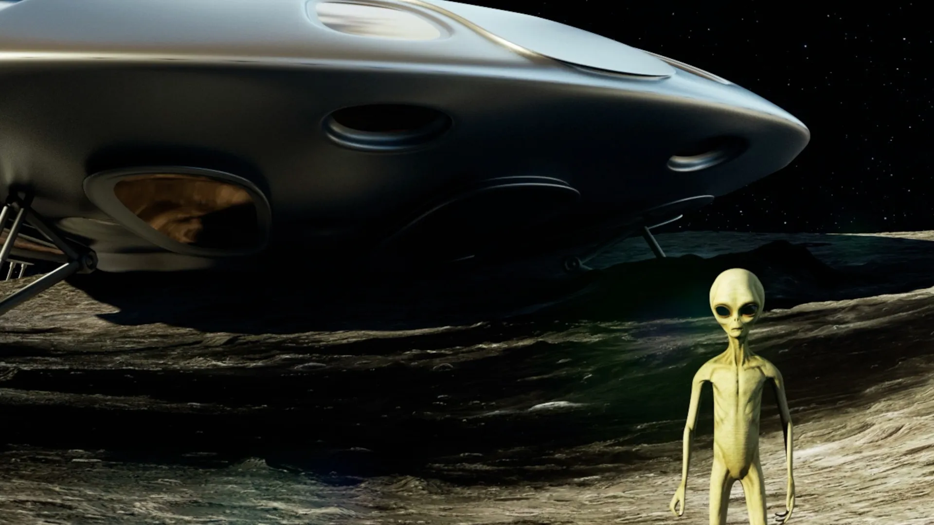 Alien Enigmas: UFOs On The Moon