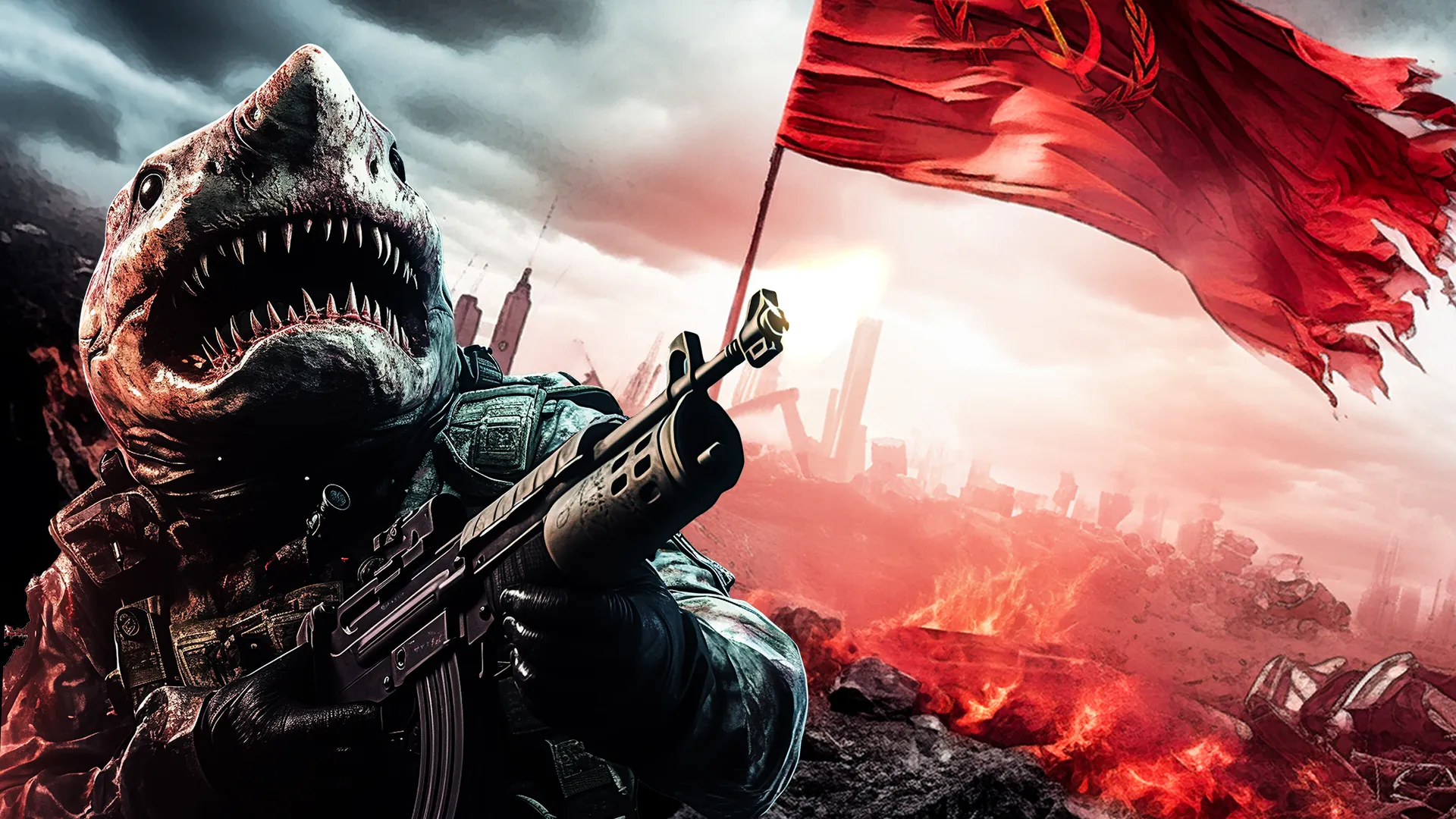 Tiburon Comando, post-apocaliptico
