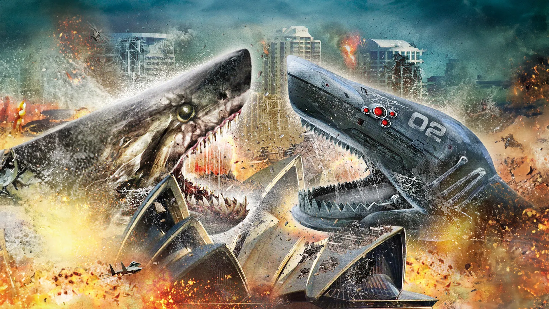 Mega Shark vs. Mechatronic Shark