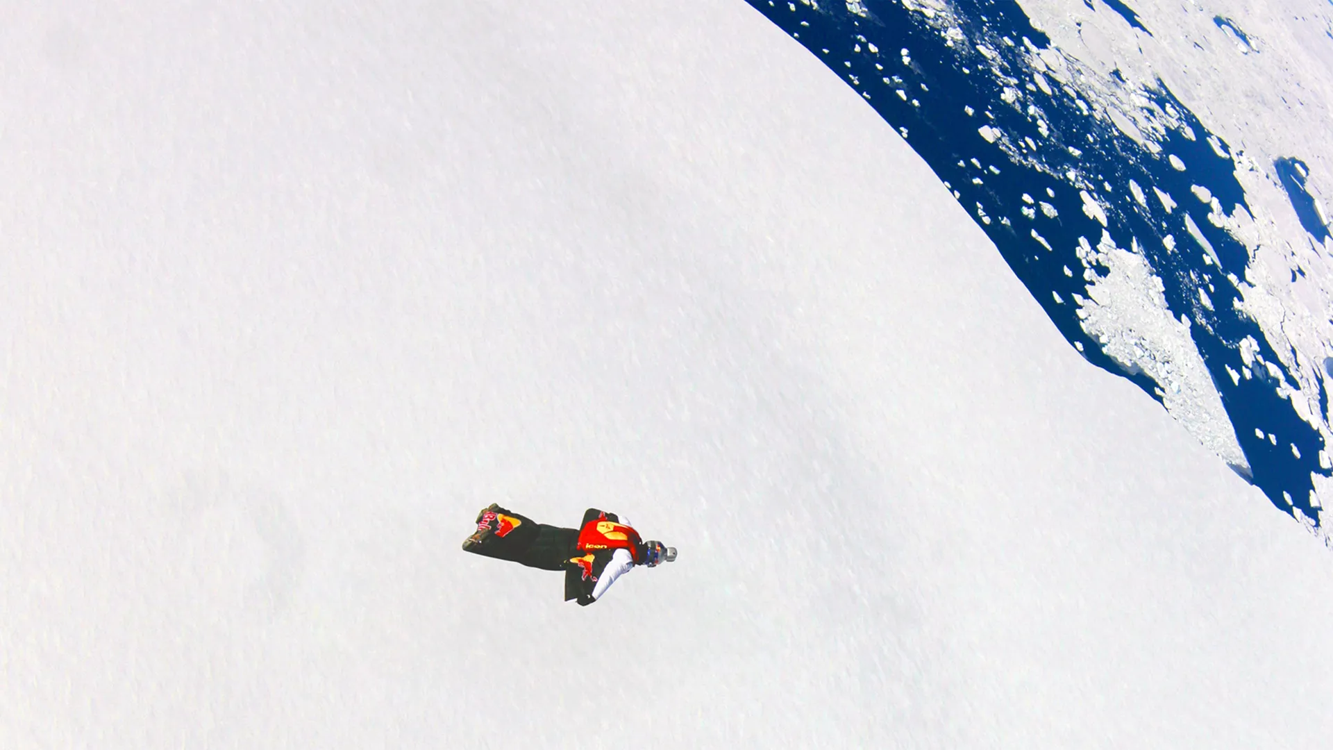 Wing over Antarctica