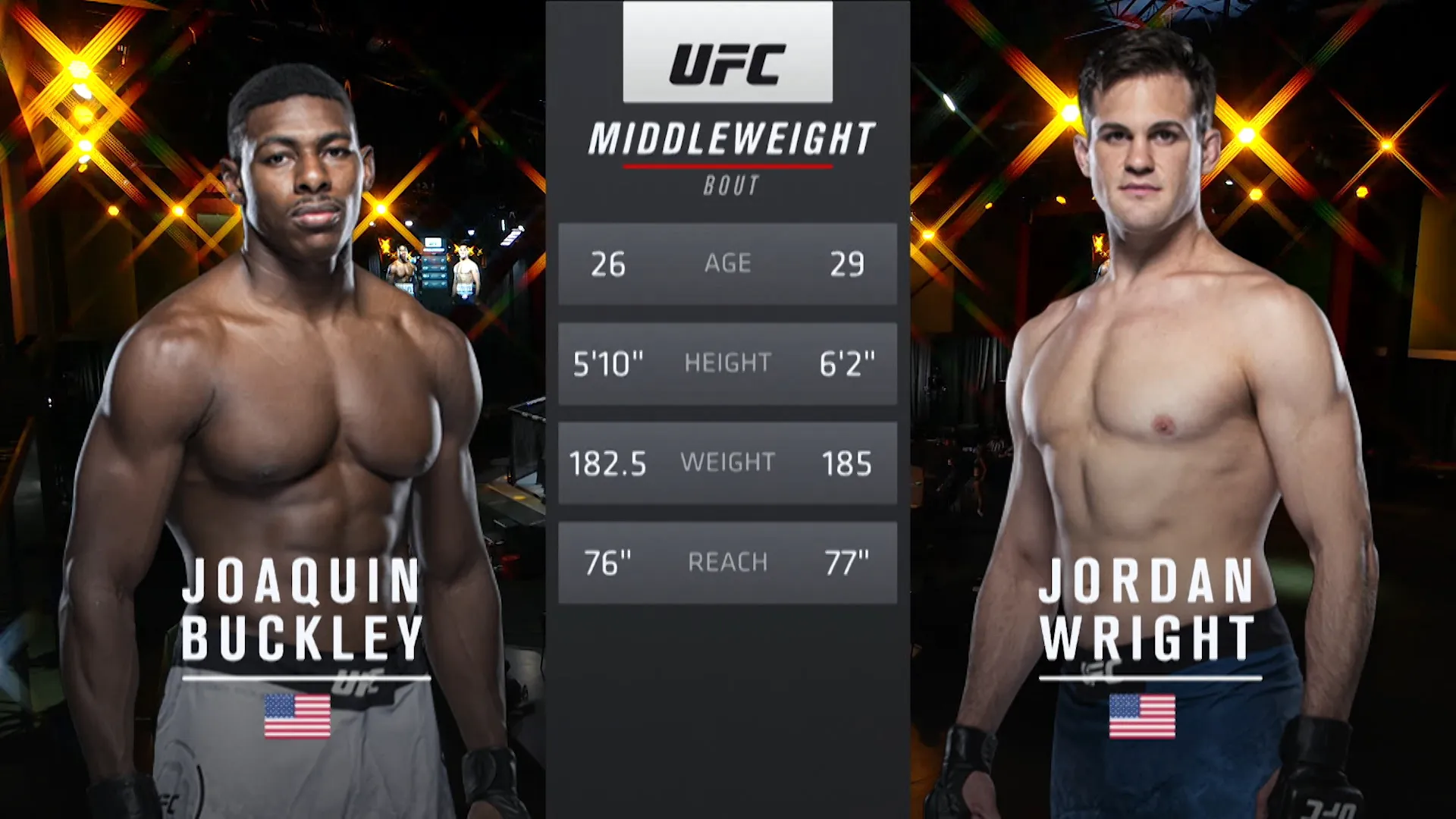 255: Joaquin Buckley vs. Jordan Wright Prelims