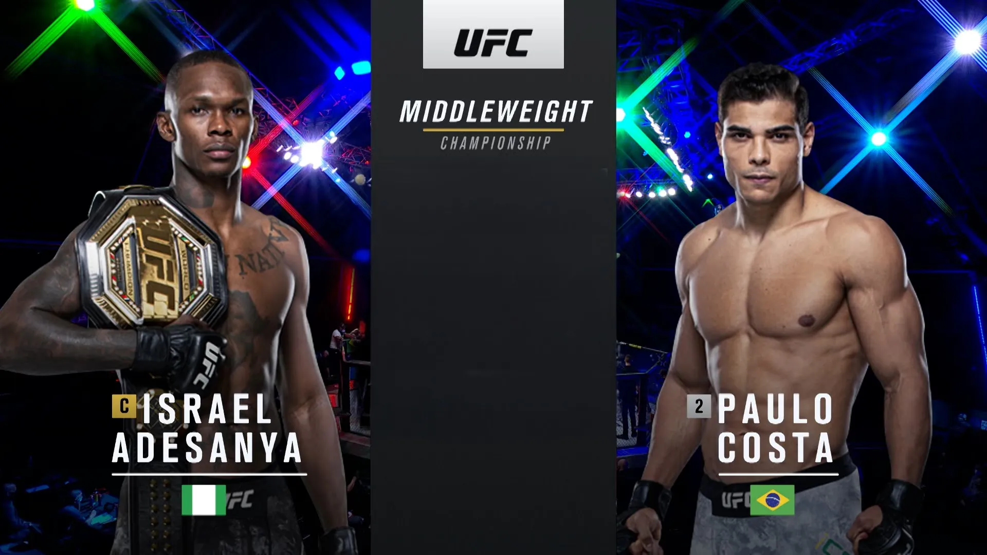 253: Israel Adesanya vs. Paulo Costa Main Card