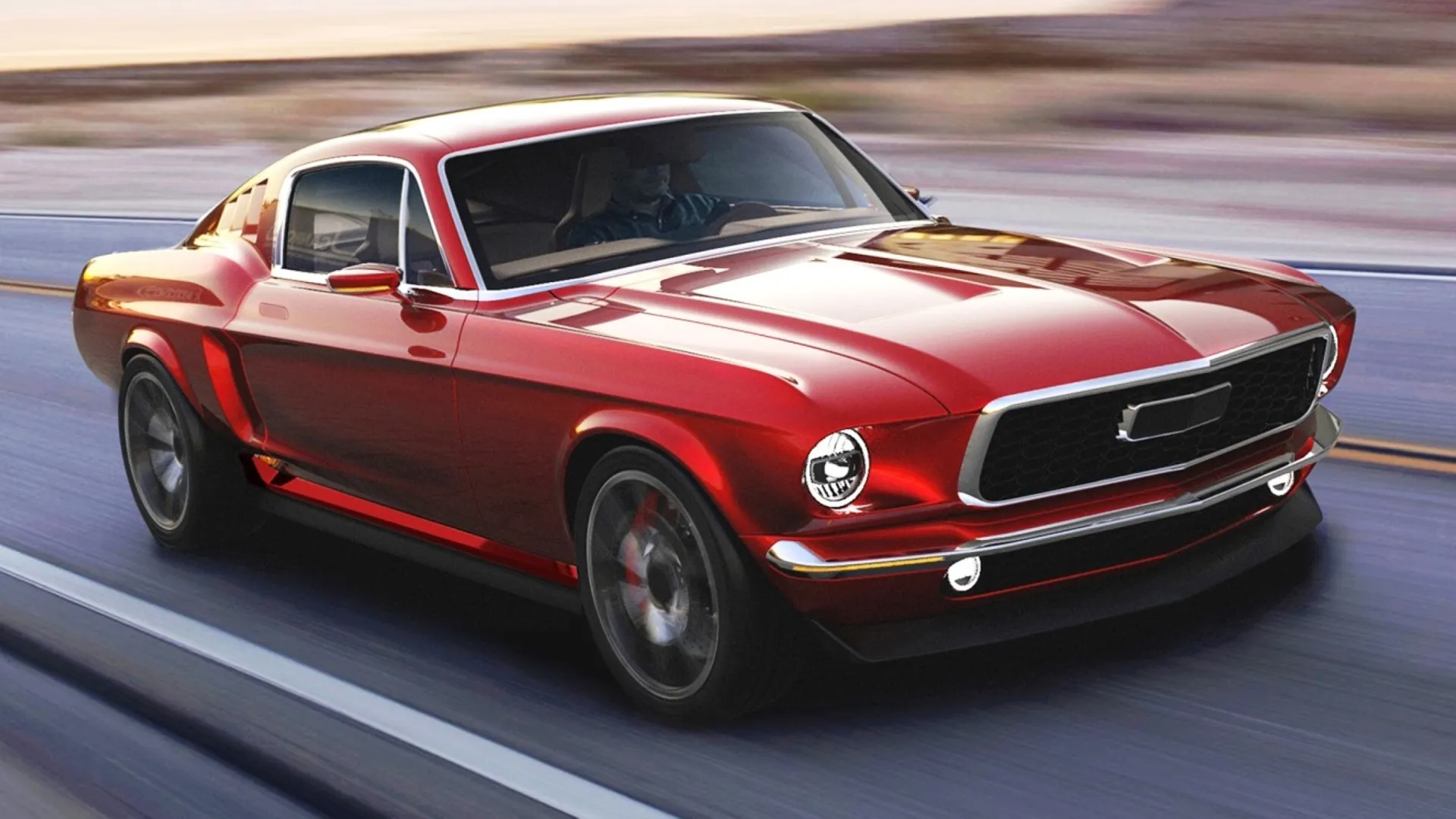 Brand New Muscle Car