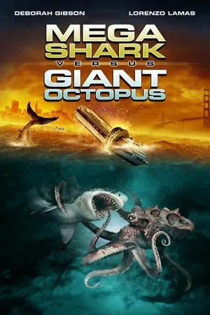 El mega tiburón contra el pulpo gigante