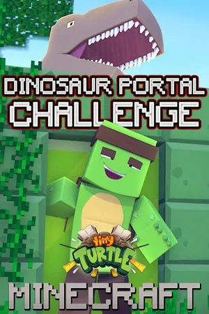 Minecraft Dinosaur Portal Challenge