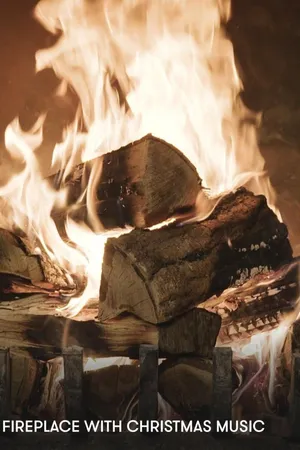 Fireplace with Christmas music
