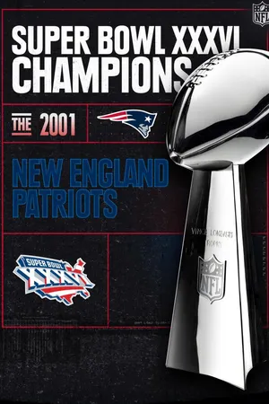 Super Bowl Champions - 2001 New England Patriots
