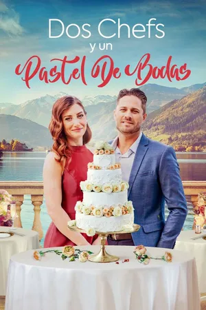 Dos chefs y un pastel de bodas