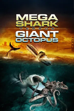 El mega tiburón contra el pulpo gigante
