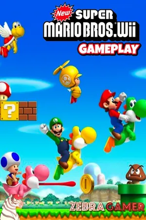 New Super Mario Bros. Wii Gameplay - Zebra Gamer