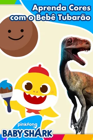 Aprenda Cores com o Bebê Tubarão