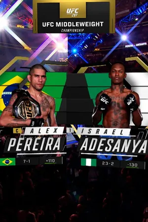 287: Alex Pereira vs. Israel Adesanya Main Card