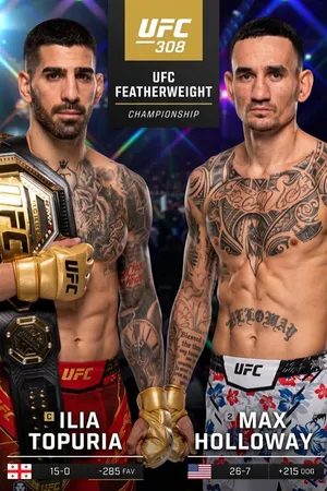 308: Ilia Topuria vs. Max Holloway Main Card