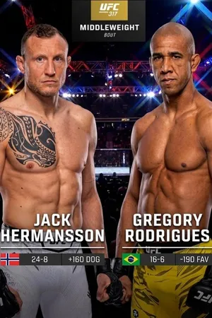 317: Jack Hermansson vs. Gregory Rodrigues Prelims
