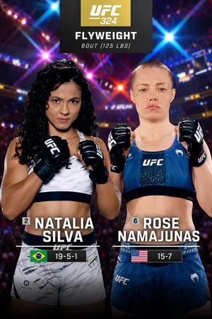 Natalia Silva vs. Rose Namajunas (UFC 324: Gaethje vs. Pimblett - Main)