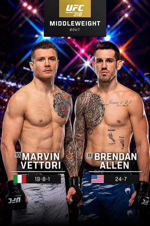 318: Marvin Vettori vs. Brendan Allen Prelims