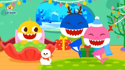 ¡Feliz Navidad con Tiburón Bebé!